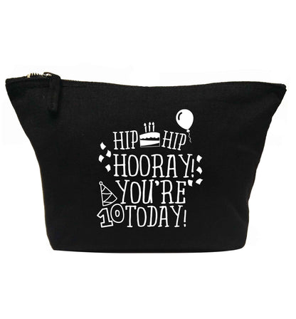 Hip hip hooray you're ten today! | Makeup / wash bag