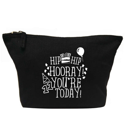 Hip hip hooray I you're eleven today! | Makeup / wash bag