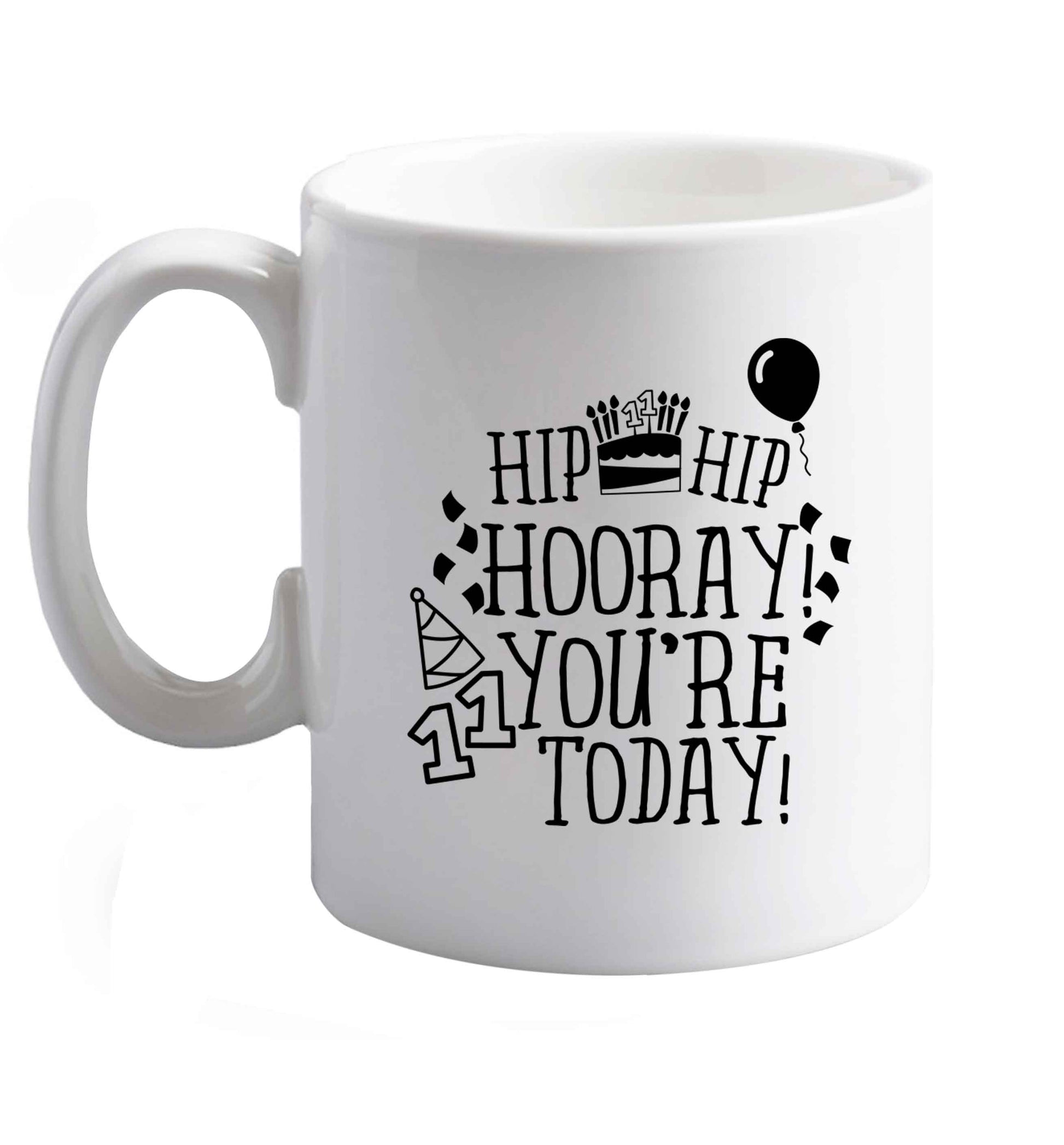 10 oz Favourite Type Pan Pancake ceramic mug right handed