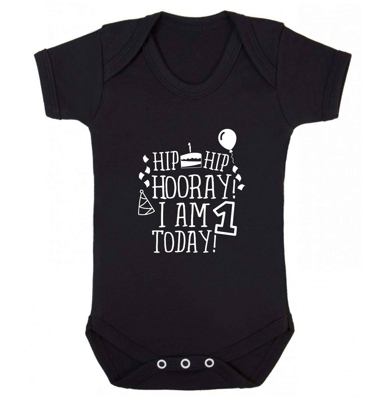 You're 2 Today baby vest black 18-24 months