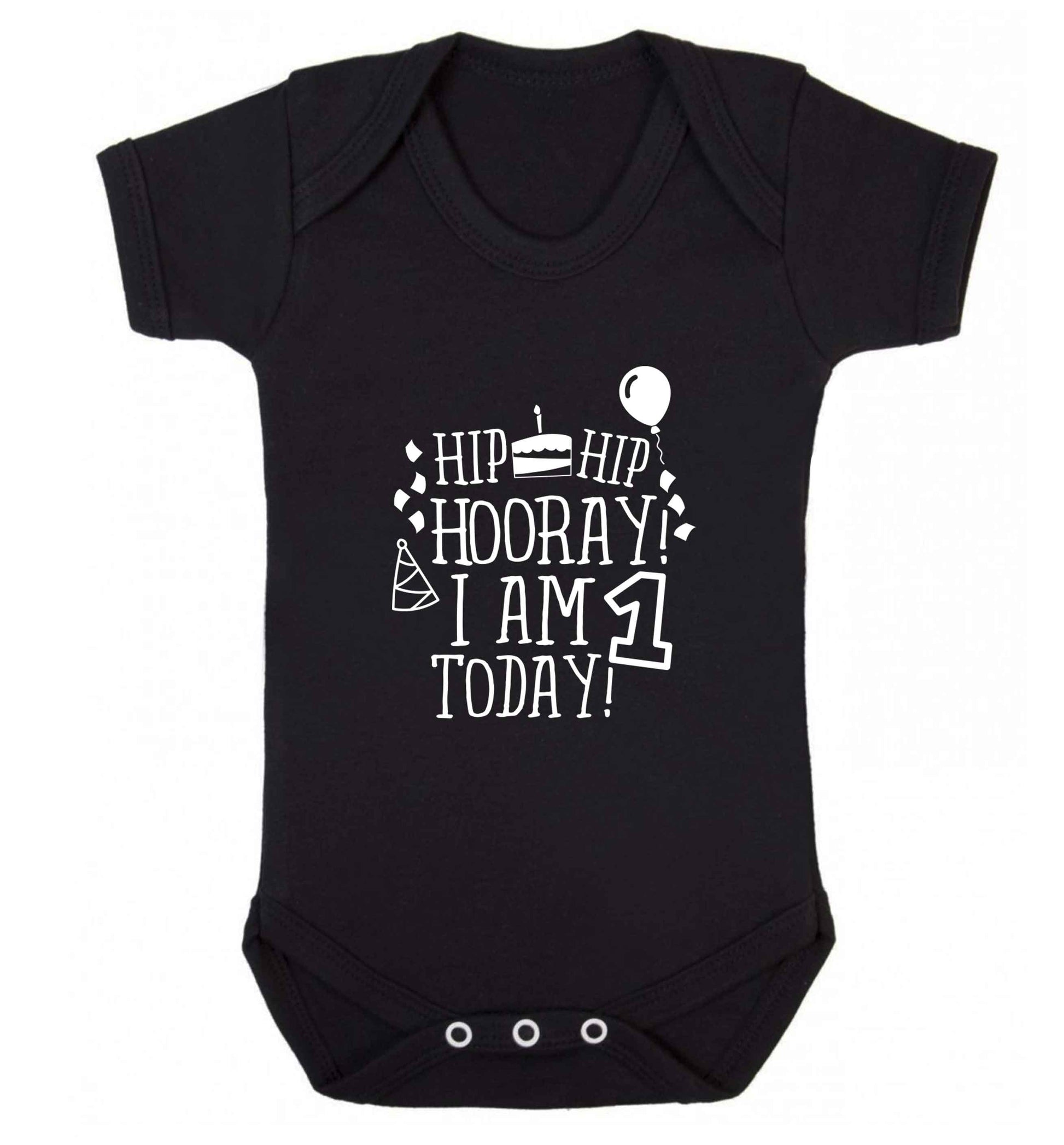 You're 2 Today baby vest black 18-24 months