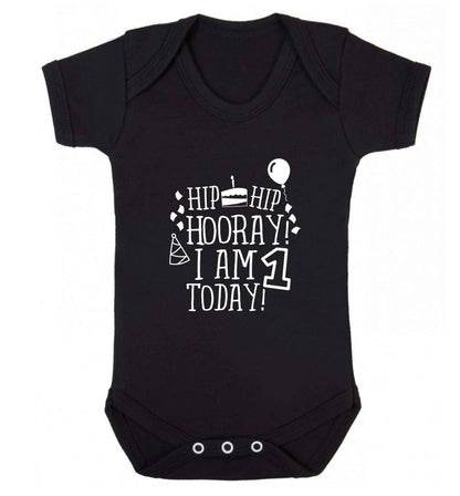 You're 2 Today baby vest black 18-24 months