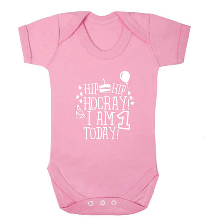 You're 2 Today baby vest pale pink 18-24 months