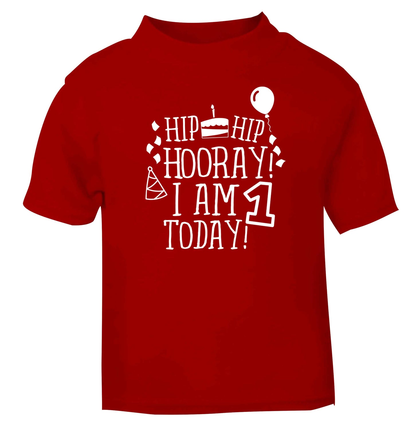 You're 2 Today red baby toddler Tshirt 2 Years