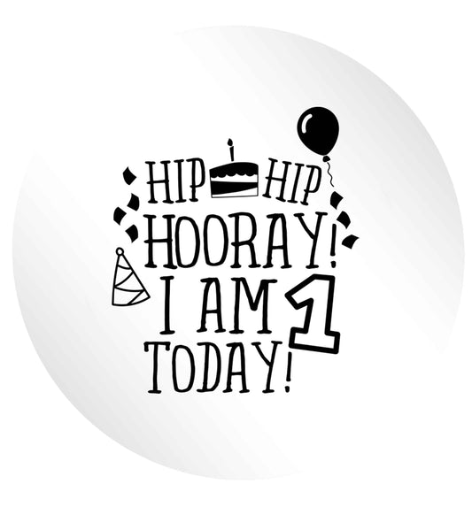 I am One Today 24 @ 45mm matt circle stickers