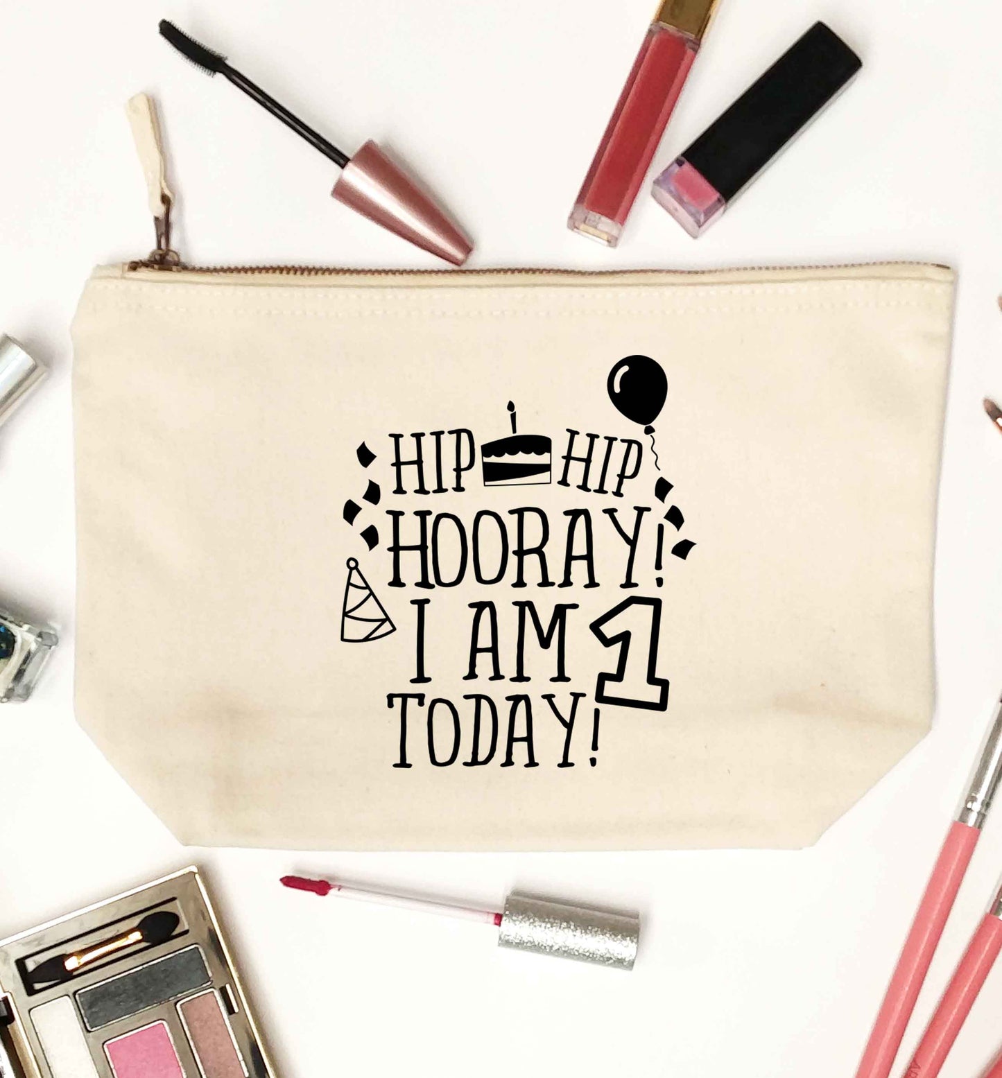 I am One Today natural makeup bag
