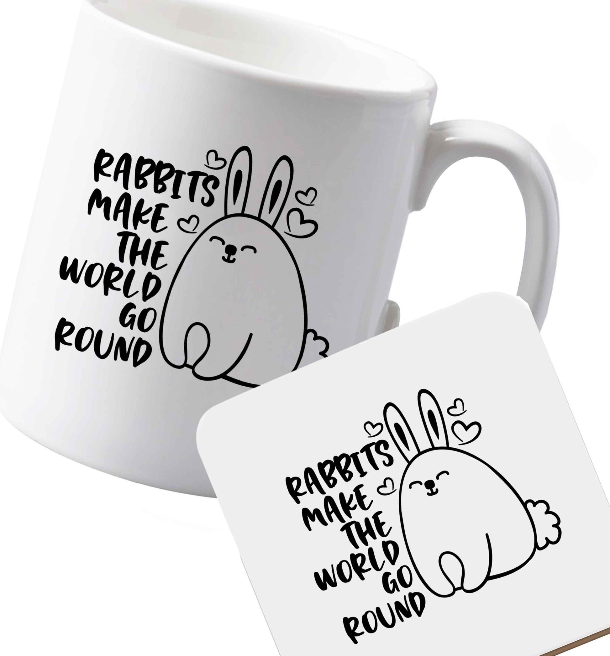 10 oz Ceramic mug and coaster Favourite Type Pan Pancake both sides