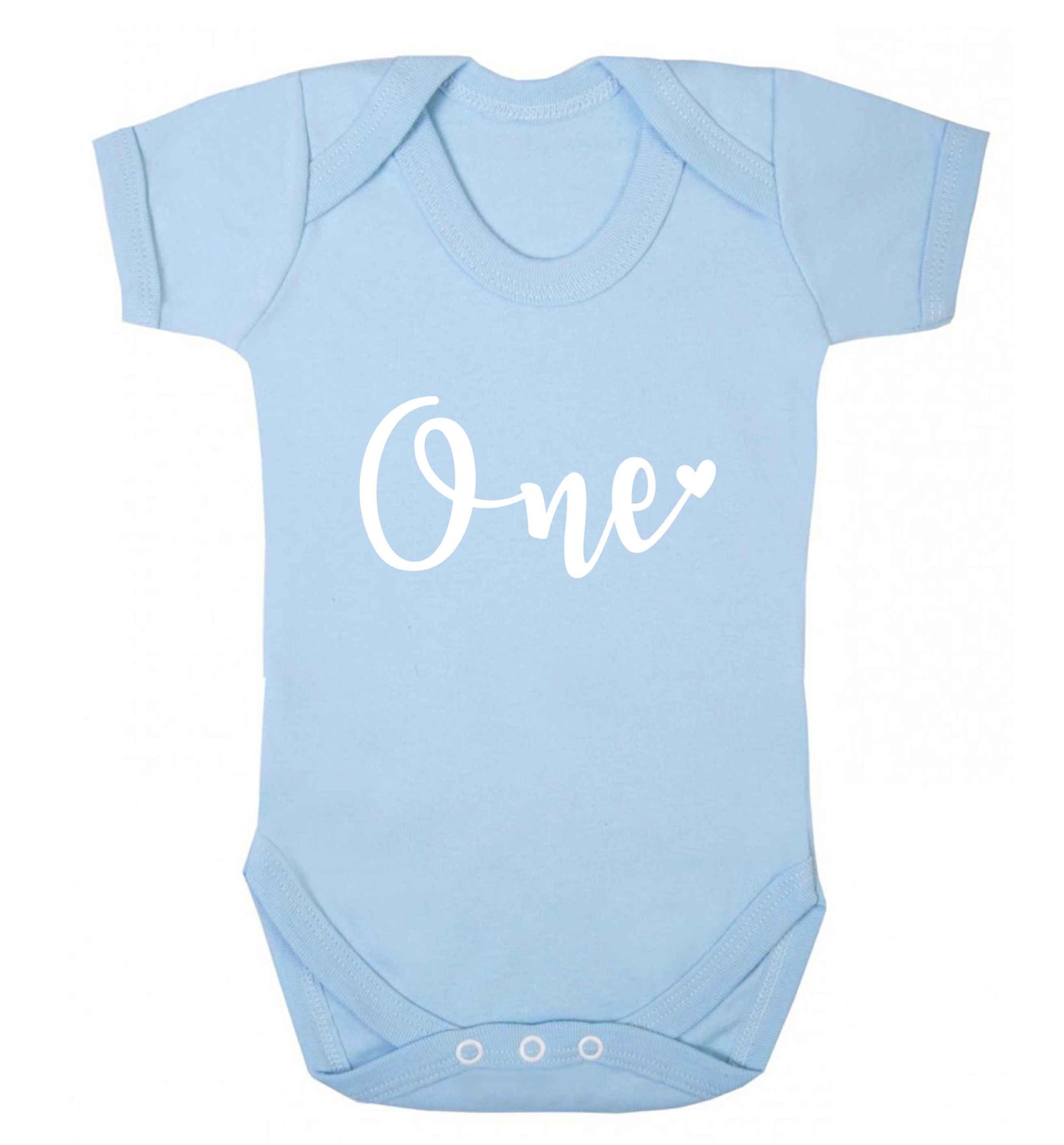 One baby vest pale blue 18-24 months