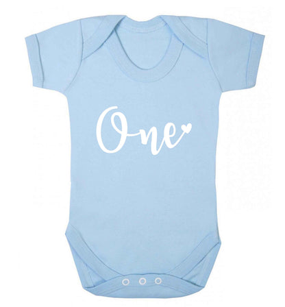 One baby vest pale blue 18-24 months