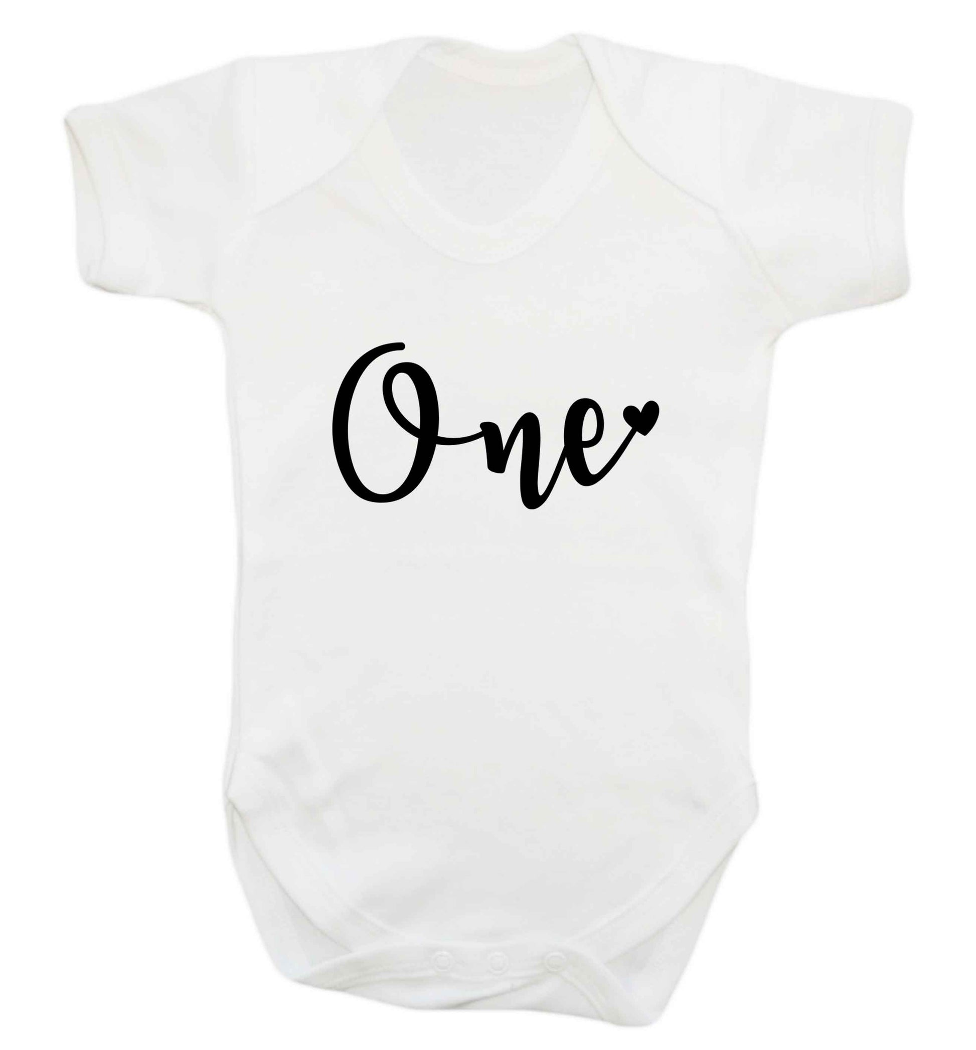 One baby vest white 18-24 months