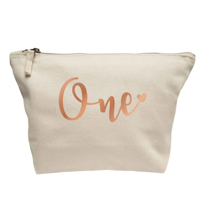 Rose Gold One | Makeup / wash bag
