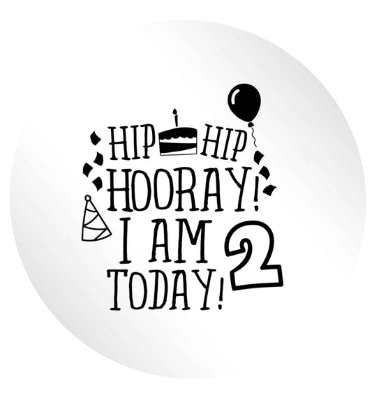 I'm 2 Today 24 @ 45mm matt circle stickers