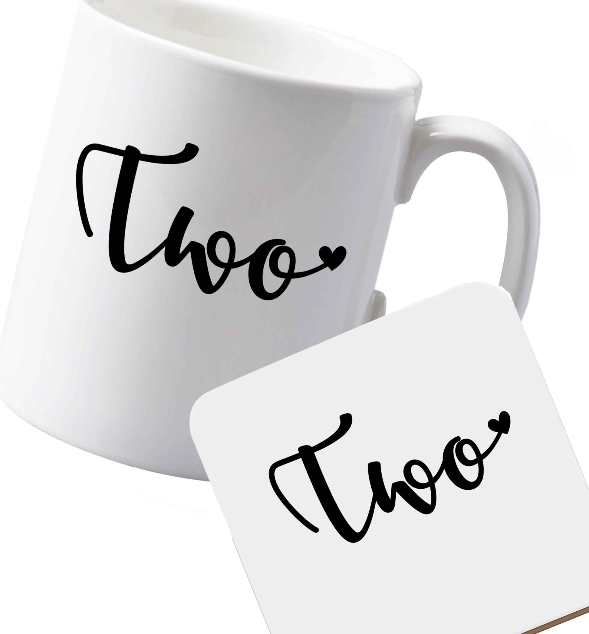 10 oz Ceramic mug and coaster Favourite Type Pan Pancake both sides