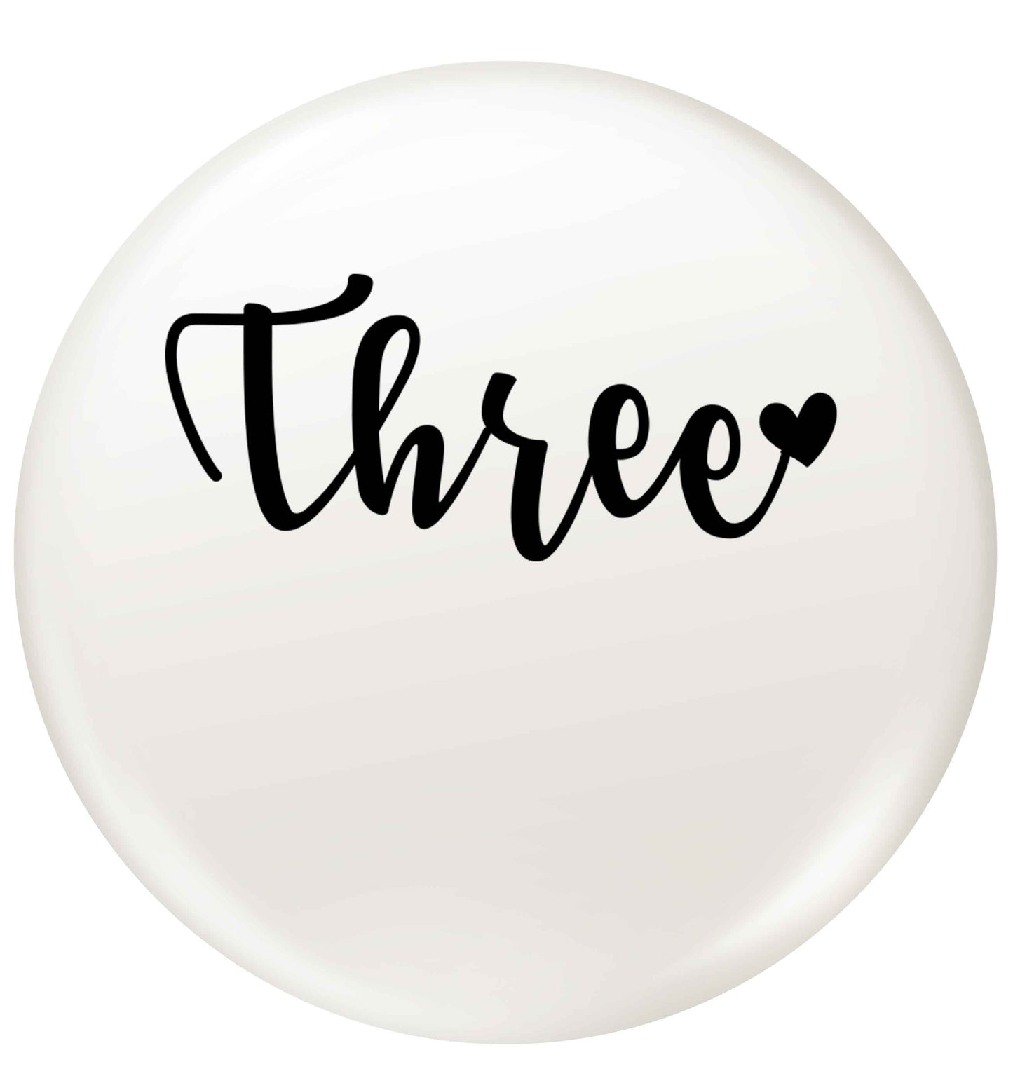 Two and Heart small 25mm Pin badge