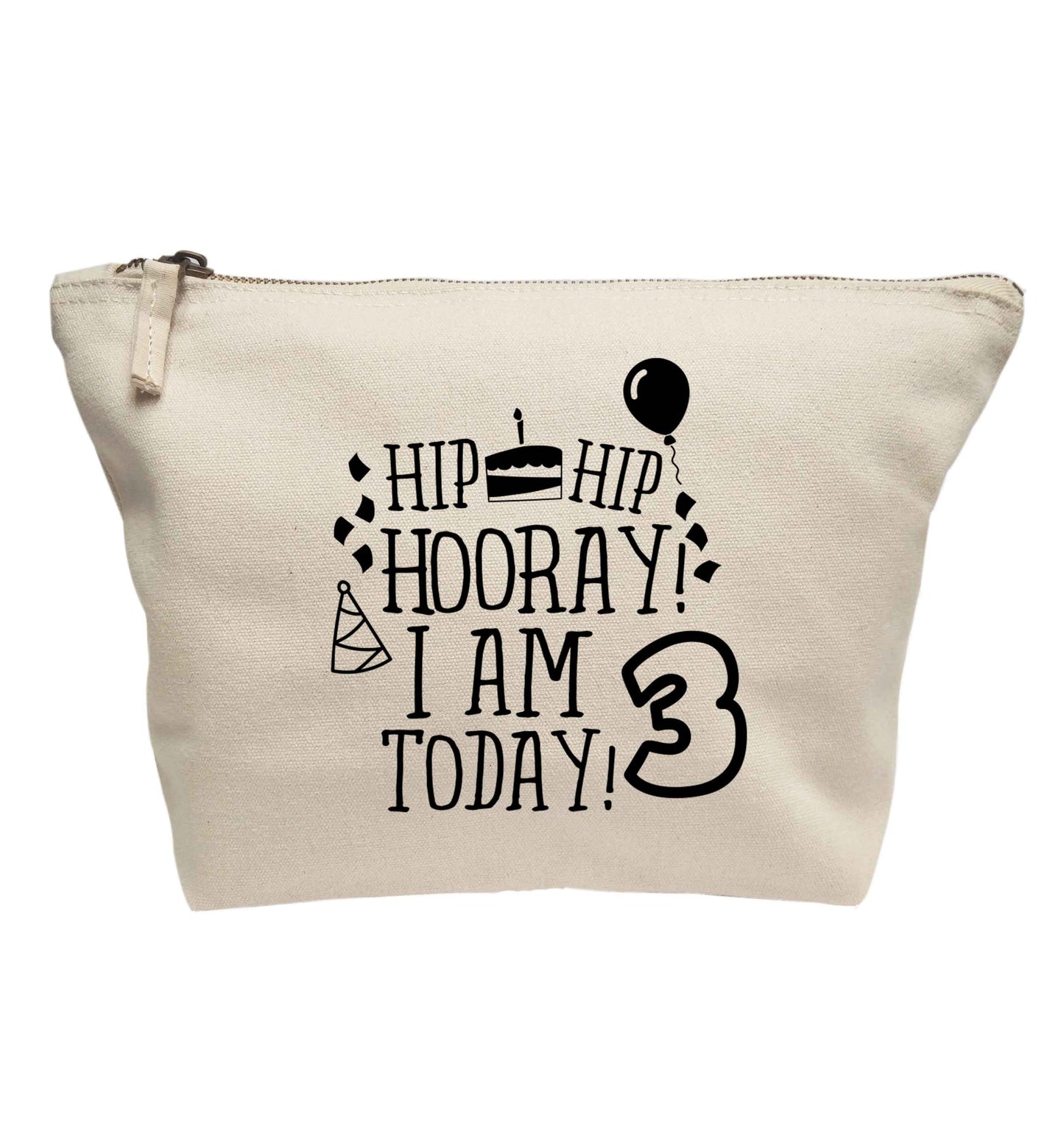 Hip hip hooray I'm 3 today! | Makeup / wash bag