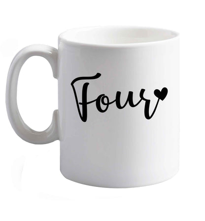 10 oz Favourite Type Pan Pancake ceramic mug right handed