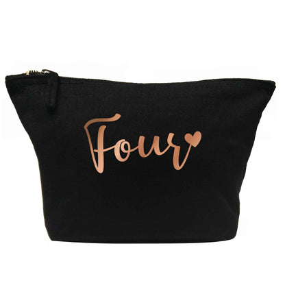 Four rose gold | Makeup / wash bag
