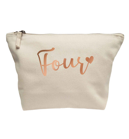 Four rose gold | Makeup / wash bag