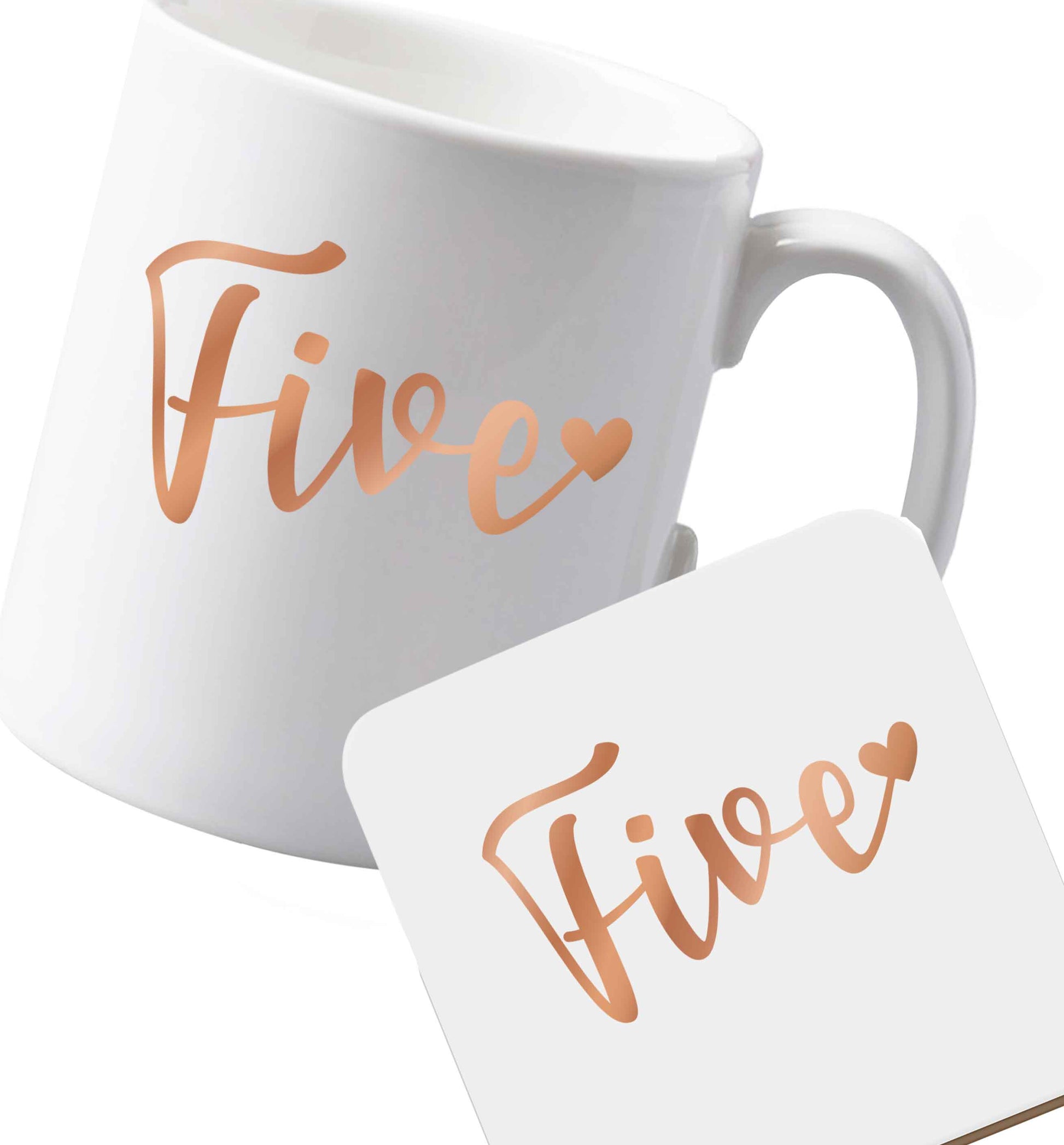 10 oz Ceramic mug and coaster Favourite Type Pan Pancake both sides
