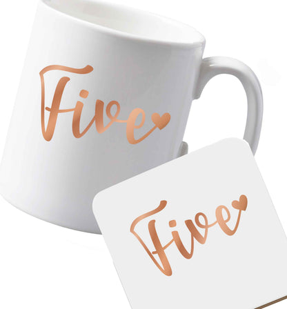 10 oz Ceramic mug and coaster Favourite Type Pan Pancake both sides
