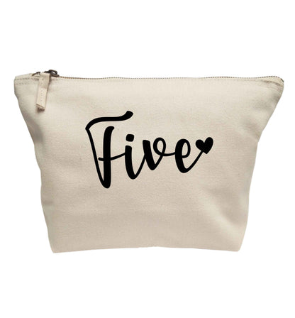 Five and heart | Makeup / wash bag