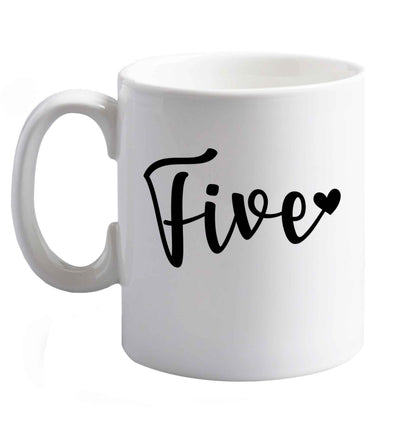 10 oz Favourite Type Pan Pancake ceramic mug right handed