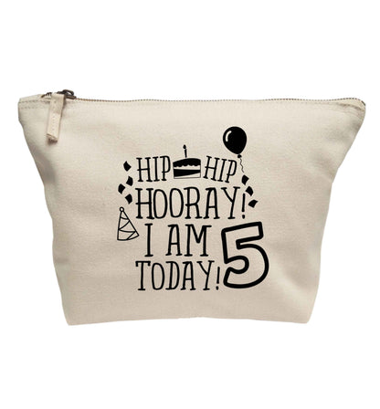 Hip hip hooray I am five today! | Makeup / wash bag