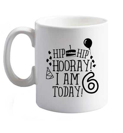 10 oz Favourite Type Pan Pancake ceramic mug right handed