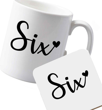 10 oz Ceramic mug and coaster Favourite Type Pan Pancake both sides