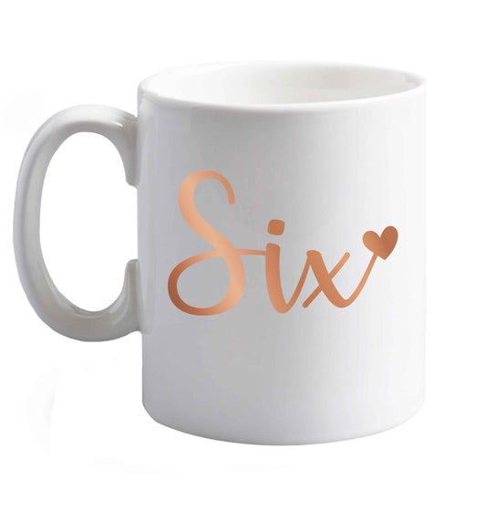 10 oz Favourite Type Pan Pancake ceramic mug right handed
