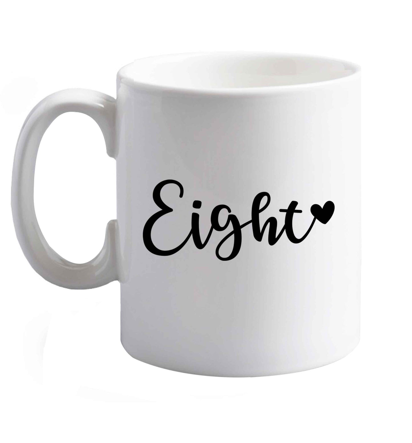 10 oz Favourite Type Pan Pancake ceramic mug right handed