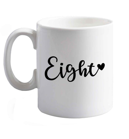 10 oz Favourite Type Pan Pancake ceramic mug right handed
