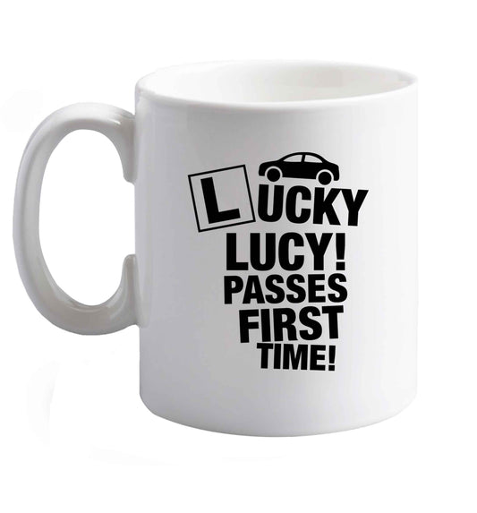 10 oz Favourite Type Pan Pancake ceramic mug right handed