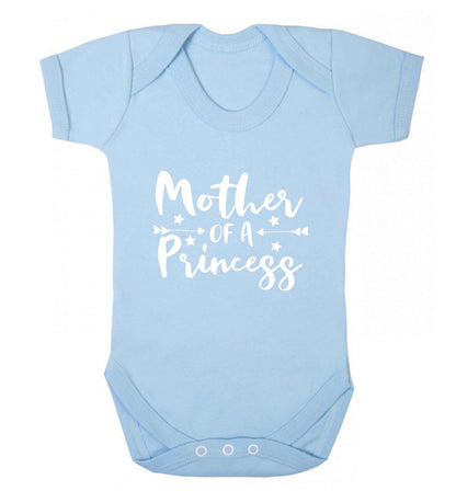 Mother of a princess baby vest pale blue 18-24 months