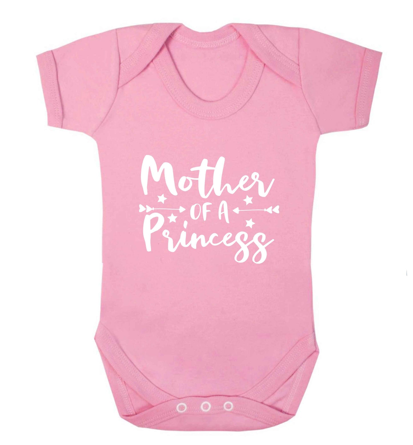 Mother of a princess baby vest pale pink 18-24 months