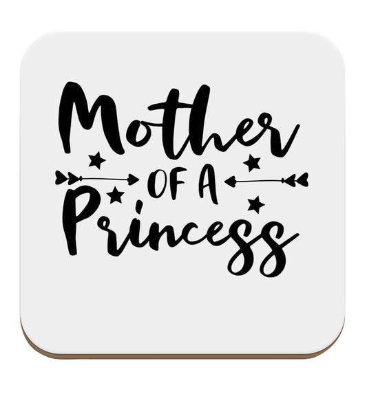 Mother of a princess set of four coasters