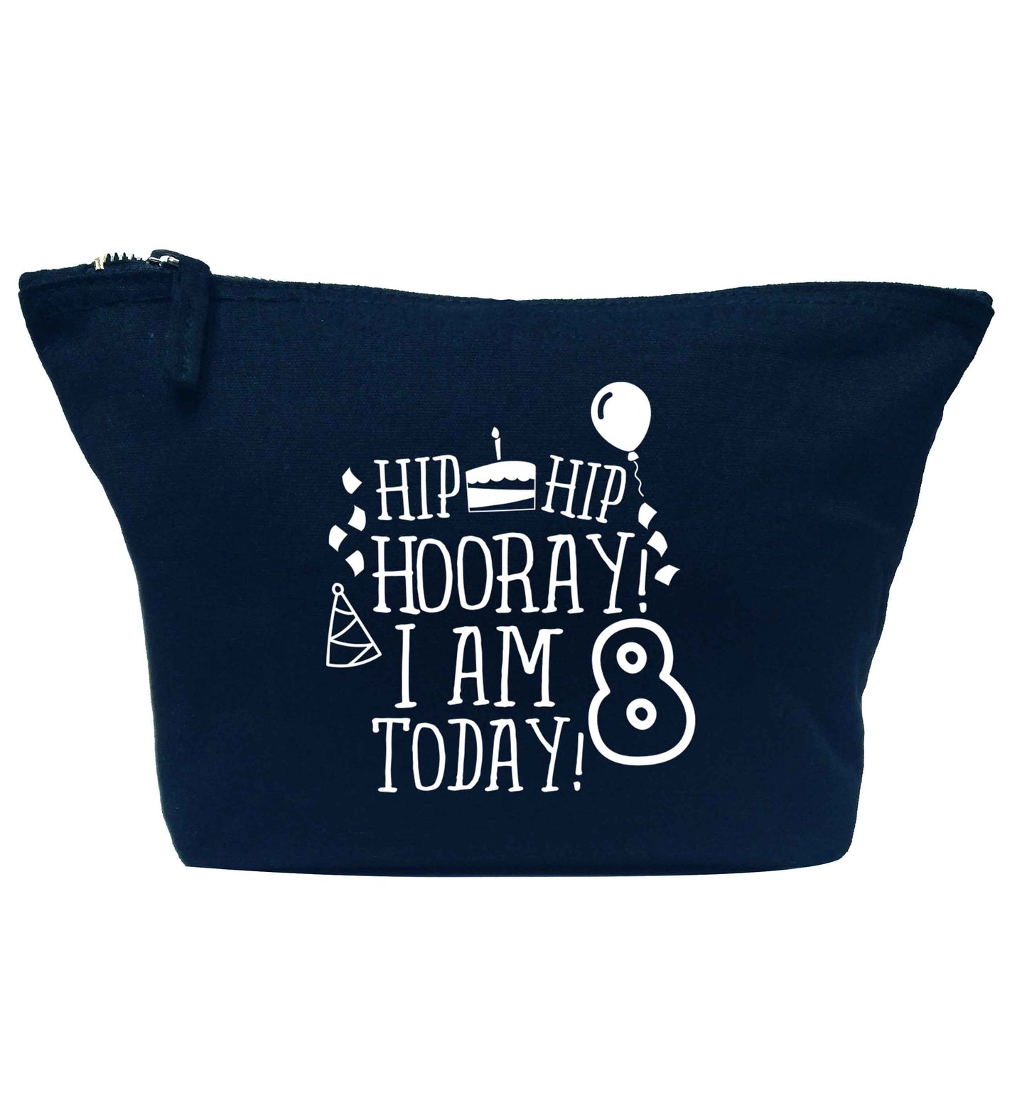 Hip hip hooray I am 8 today! navy makeup bag