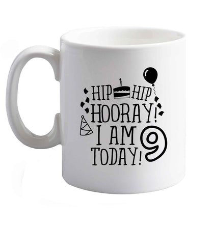 10 oz Favourite Type Pan Pancake ceramic mug right handed