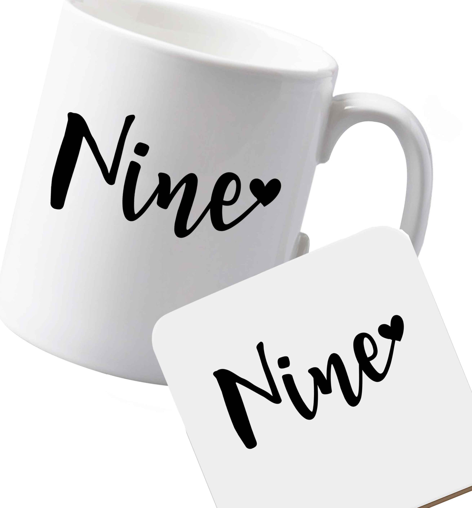 10 oz Ceramic mug and coaster Favourite Type Pan Pancake both sides