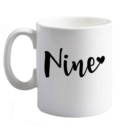 10 oz Favourite Type Pan Pancake ceramic mug right handed