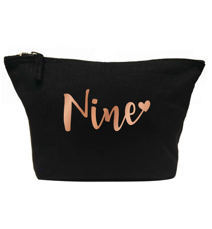 Rose gold nine | Makeup / wash bag