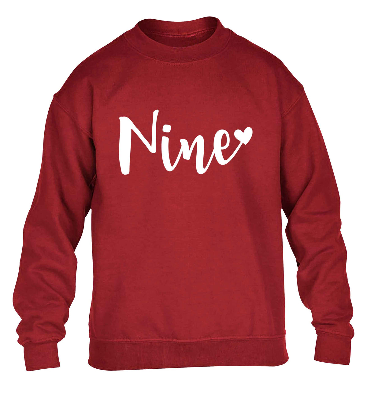 Rose gold nine children's grey sweater 12-13 Years