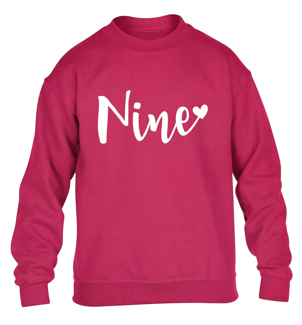 Rose gold nine children's pink sweater 12-13 Years
