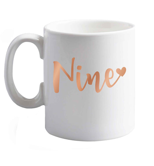 10 oz Favourite Type Pan Pancake ceramic mug right handed