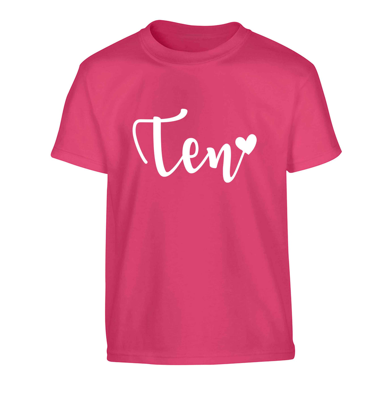 Rose gold eleven Children's pink Tshirt 12-13 Years