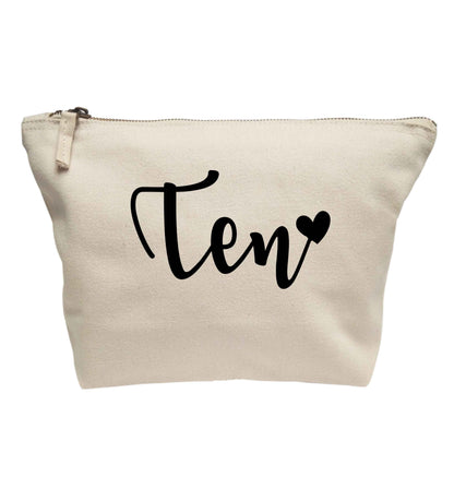 Ten and heart | Makeup / wash bag