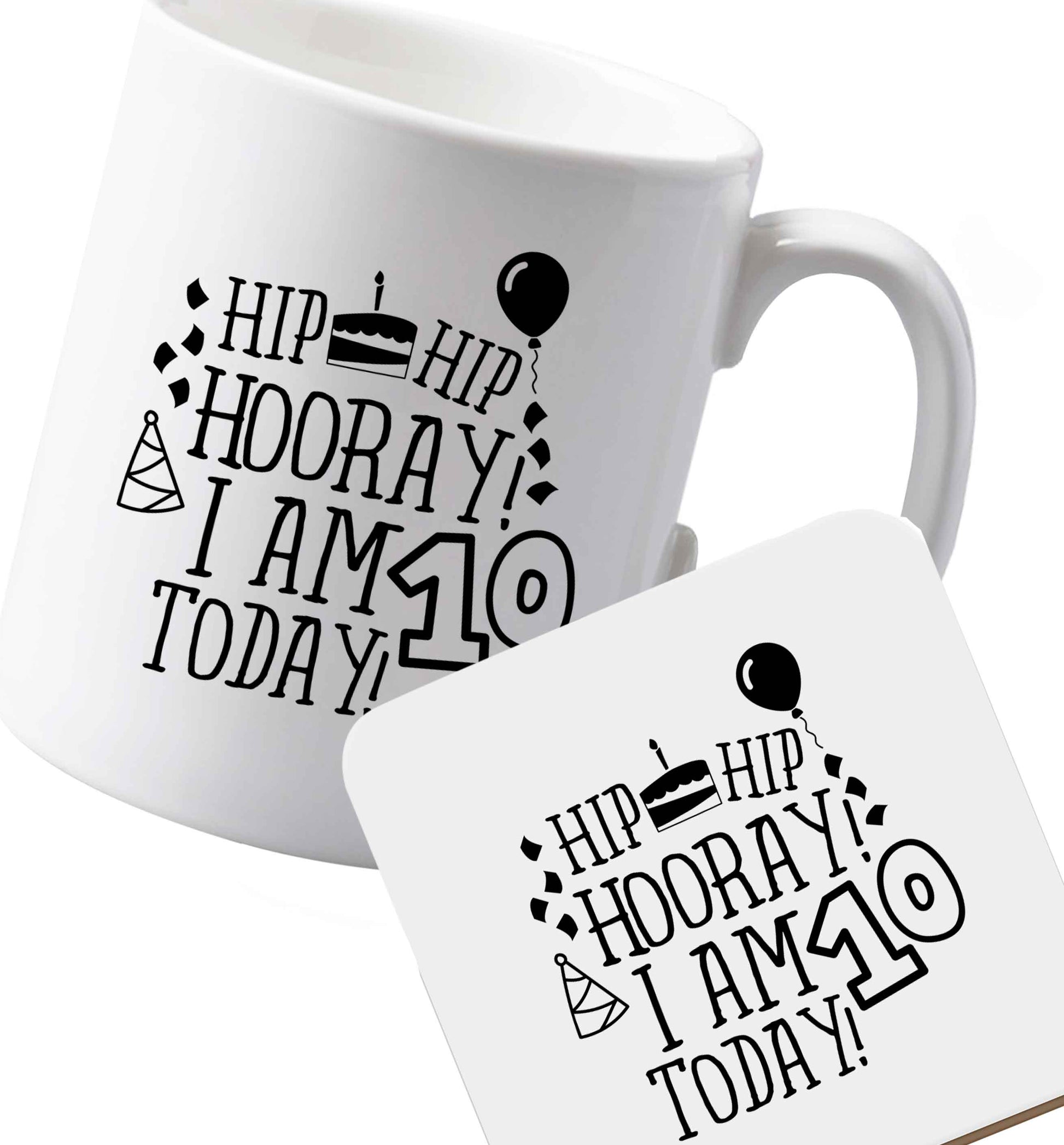 10 oz Ceramic mug and coaster Favourite Type Pan Pancake both sides