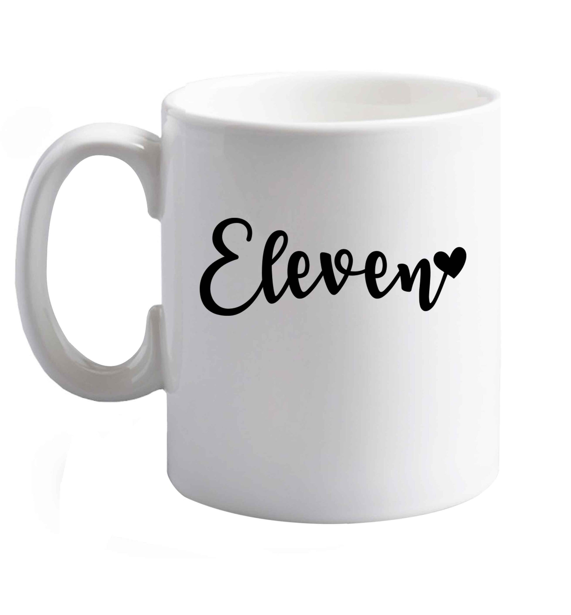 10 oz Favourite Type Pan Pancake ceramic mug right handed
