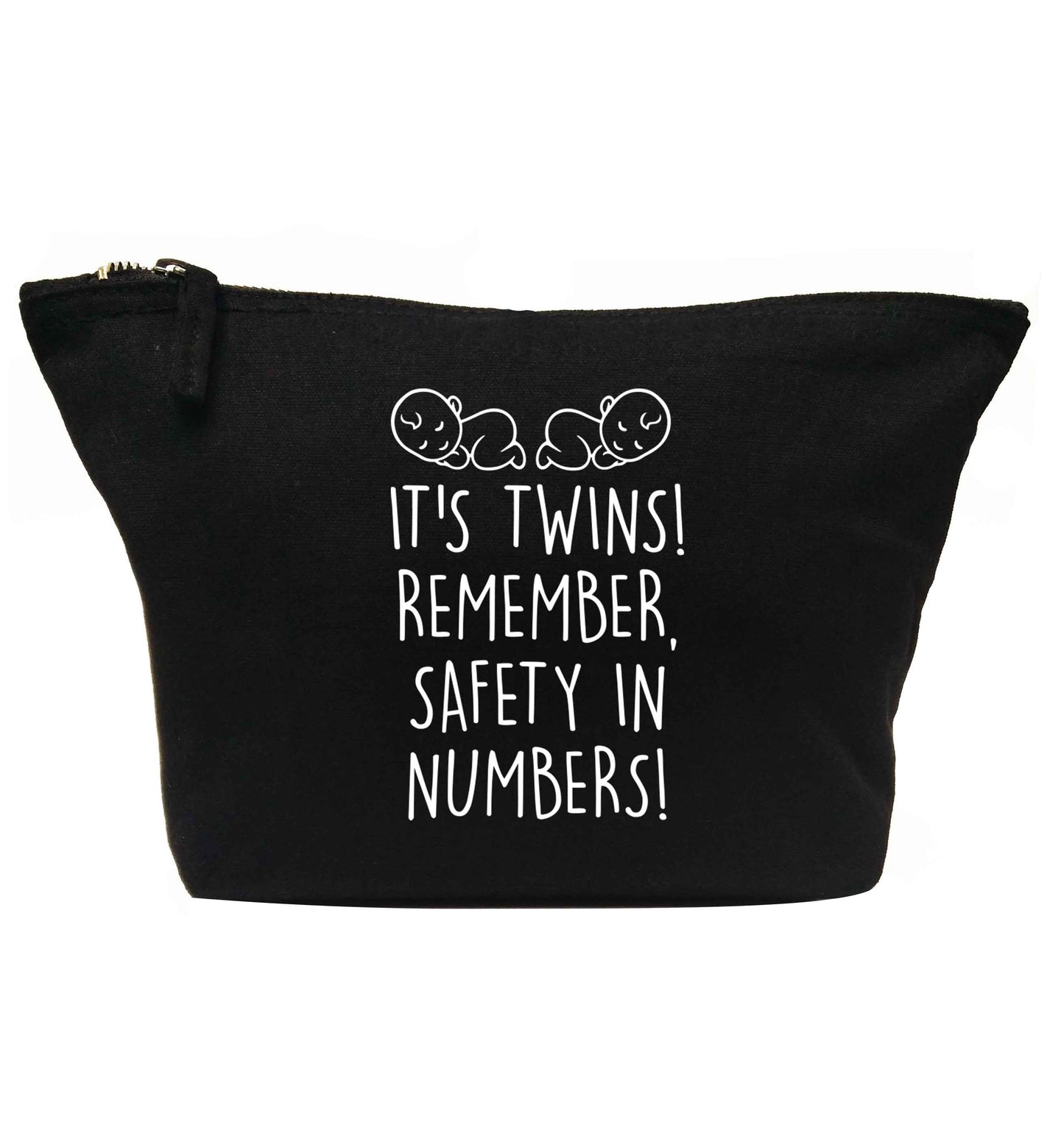 It's twins! Remember safety in numbers! | Makeup / wash bag