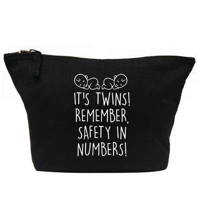 It's twins! Remember safety in numbers! | Makeup / wash bag